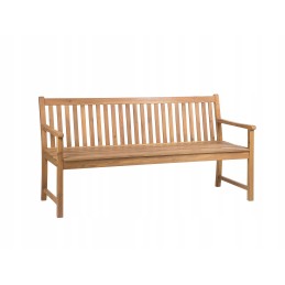 Sodo suolas, sertifikuota akacijos mediena, 180 cm, šviesaus medžio, vivara lum