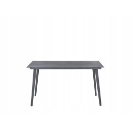 Metalinis sodo stalas 140 x 80 cm pilkas mileto!