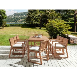 8 sodo kėdžių pagalvėlių rinkinys balta sassari lumarko!