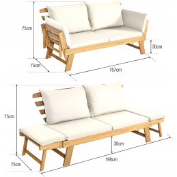 2 viename sodo suoliukas ir šezlongas su šildytuvu, baltas