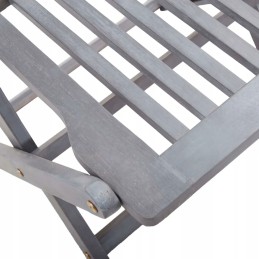 Sulankstomos sodo kėdės, 4 vnt., pagalvėlės, medinės