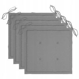 Sodo kėdės su pagalvėlėmis, 3 vnt., medžio masyvo