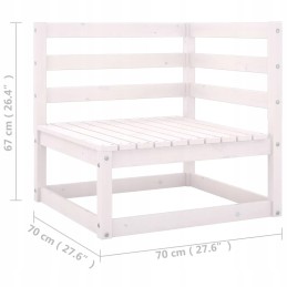 Sodo poilsio komplektas 4+2 baltas/antracitas 70x70x67 cm