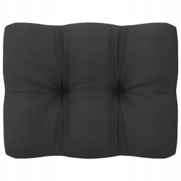 Sodo poilsio komplektas, pušis, 4 vnt. balta/antracito 70x70x67cm