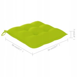 Sodo kėdės, 2 komplektas, šviesiai žalios pagalvėlės, lumarko tiko!