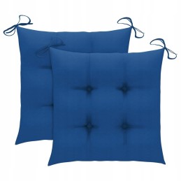 Sodo kėdės, 2 vnt., mėlynos pagalvėlės