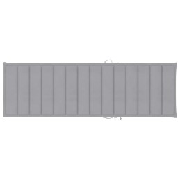 Vidaxl sodo gultas su pagalvėle, akacijos medienos masyvo