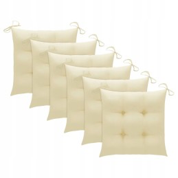 Sulankstomos sodo kėdės, 6 vnt., su pagalvėlėmis,