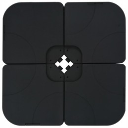 Sodo skėtis su nešiojamu pagrindu, taupe