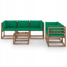 Palettewood_sofa_5pc_green sodo baldų komplektas