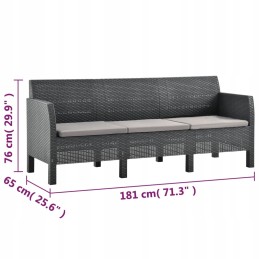 Sodo sofa, technorotango sofa terasai, balkonas, sodo baldų komplektas