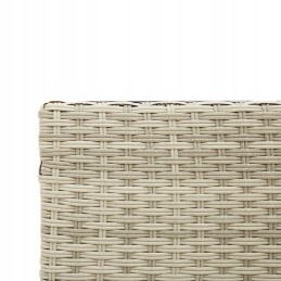 Sodo kampinė sofa su pagalvėlėmis ir stalu, rota