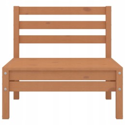 6 dalių pušinis sodo sofos komplektas (medaus ruda)