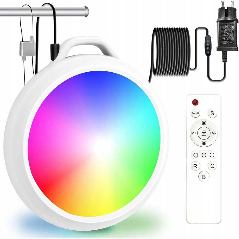 Povandeninis baseino apšvietimas LED 10W baseino apšvietimas 64 LED nuotolinio valdymo pultelis