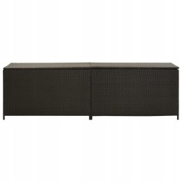 Vidaxl polirotango sodo dėžutė, 200 x 50 x 60 cm, ruda