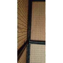 Vidaxl polirotango sodo dėžutė, 200 x 50 x 60 cm, ruda