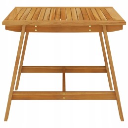 Acacia 5 dalių sodo komplektas, stalas 88x88x74 cm, kėdė 52x57x84 cm,