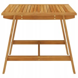 Akacijos smėlio spalvos 5 dalių sodo komplektas - 88x88x74 cm - 4 pagalvės