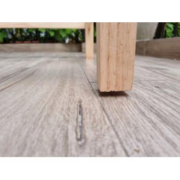 Vidaxl 4 dalių sodo poilsio komplektas, pilkos pagalvėlės, pušis