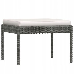 6 dalių sodo poilsio komplektas, pagalvėlės, rotango, pilka