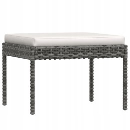 6 dalių sodo poilsio komplektas, pagalvėlės, rotango, pilka