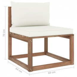 Sodo sofos medinės sofos balkono baldų komplektas