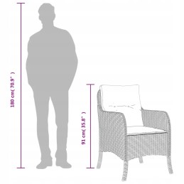 Technorattan sodo baldų komplektas, rotango sodo baldų komplektas, terasa