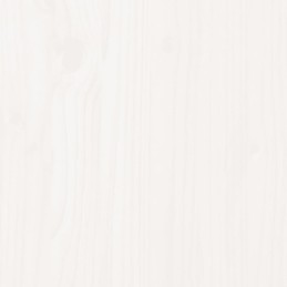 5 dalių sodo baldų komplektas, baltos, pušies masyvo