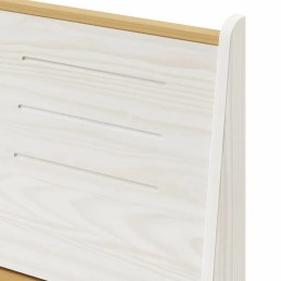 Kampinis suoliukas, 151 cm, pušies masyvo, medaus rudos ir baltos spalvos lumarko!