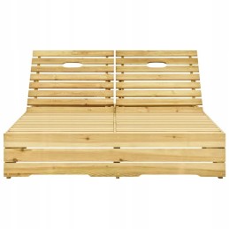 Dvigubas gultas, žaliai impregnuota lumarko pušies mediena!