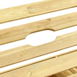 Dvigubas gultas, žaliai impregnuota lumarko pušies mediena!