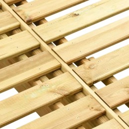 Dvigubas gultas, žaliai impregnuota lumarko pušies mediena!