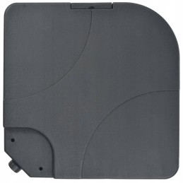 Sodo skėtis su nešiojamu smėlio pagrindu