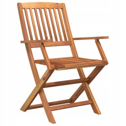 5 dalių Akacijos masyvo sodo baldų komplektas