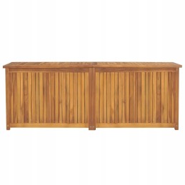 Sodo dėžė iš tikmedžio masyvo - 150x50x55 cm, ruda