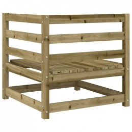 5 dalių sodo baldų komplektas, impregnuota pušies mediena