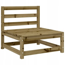 5 dalių sodo baldų komplektas, impregnuota pušies mediena