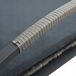 Sodo šezlongas balkonui, sodo terasai, technorotangas, gultas, fotelis