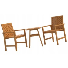 Medinis sodo komplektas balkonui arba terasai