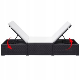 Šezlongai su pagalvėlėmis, 2 vnt