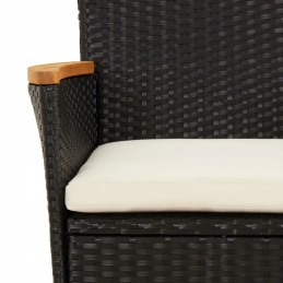 5 dalių bistro sodo baldų komplektas su pagalvėlėmis,