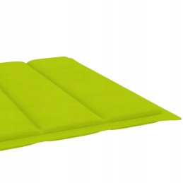 Vidaxl sodo gultas su pagalvėle, akacijos medienos masyvo