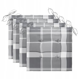 Medinės tikmedžio sodo kėdės, 4vnt + pagalvės