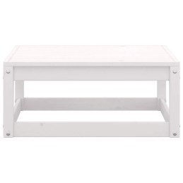 7 dalių sodo baldų komplektas, baltas