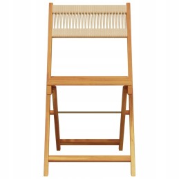 Sulankstomos sodo kėdės, 8 vnt, smėlio spalvos, kietas