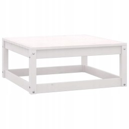 7 dalių sodo baldų komplektas, baltas