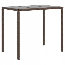 6 dalių sodo sofos komplektas, pagalvėlės, ruda