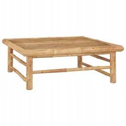 4 dalių sodo baldų komplektas su tamsiai pilkomis bambukinėmis pagalvėmis