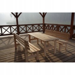 Medinis vikingų stalas - 200 cm