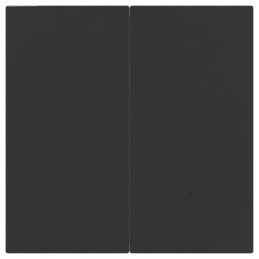 5 dalių sodo baldų komplektas, juodas polirotangas